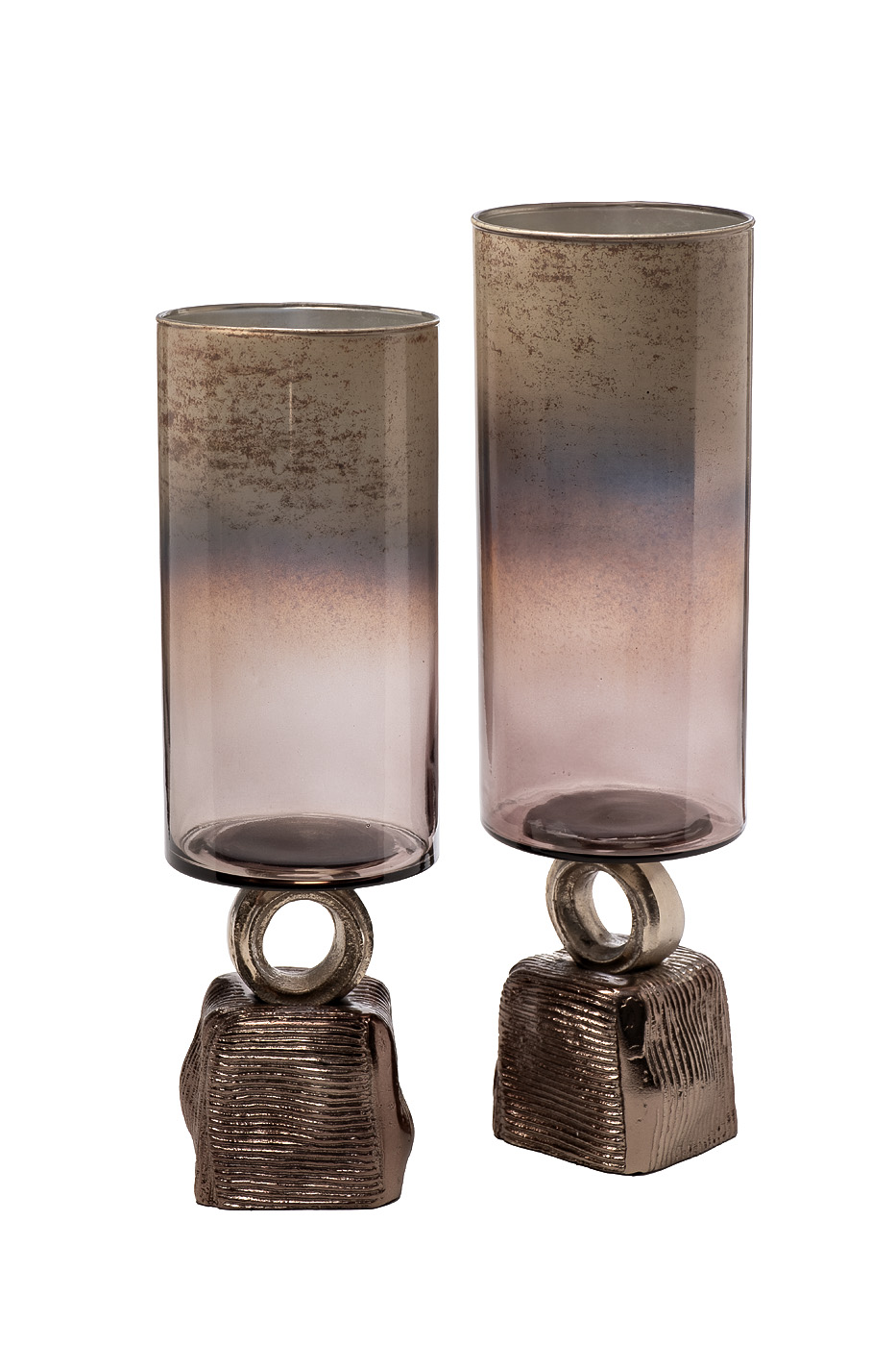 Ваза стеклянная на металлическом основании Garda Decor 71PN-31683 Ваза стеклянная на металлическом основании Garda Decor 71PN-31683