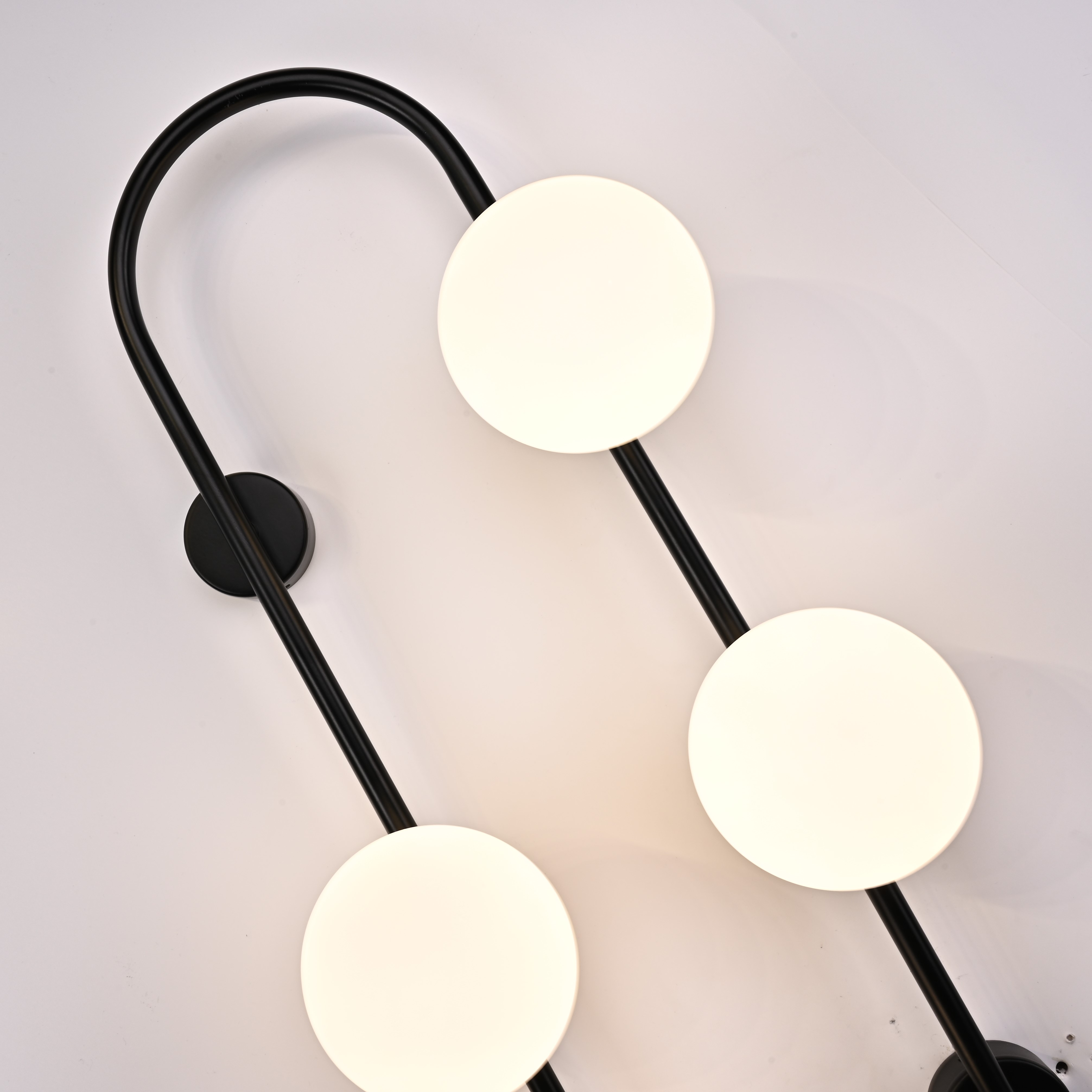 Настенное Бра Hoop Wall H77 Black By Imperiumloft