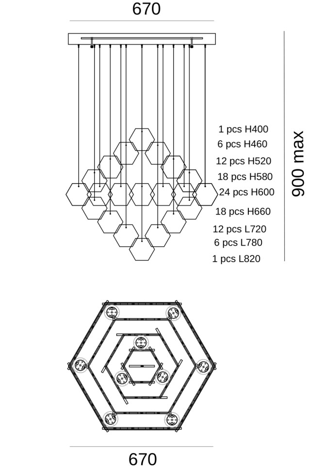 Люстра подвесная Fluorite FL1113-9N