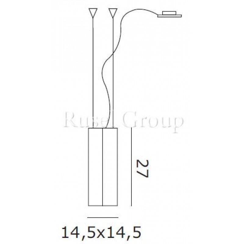 Подвесной светильник de MAJO CARRE S1PD