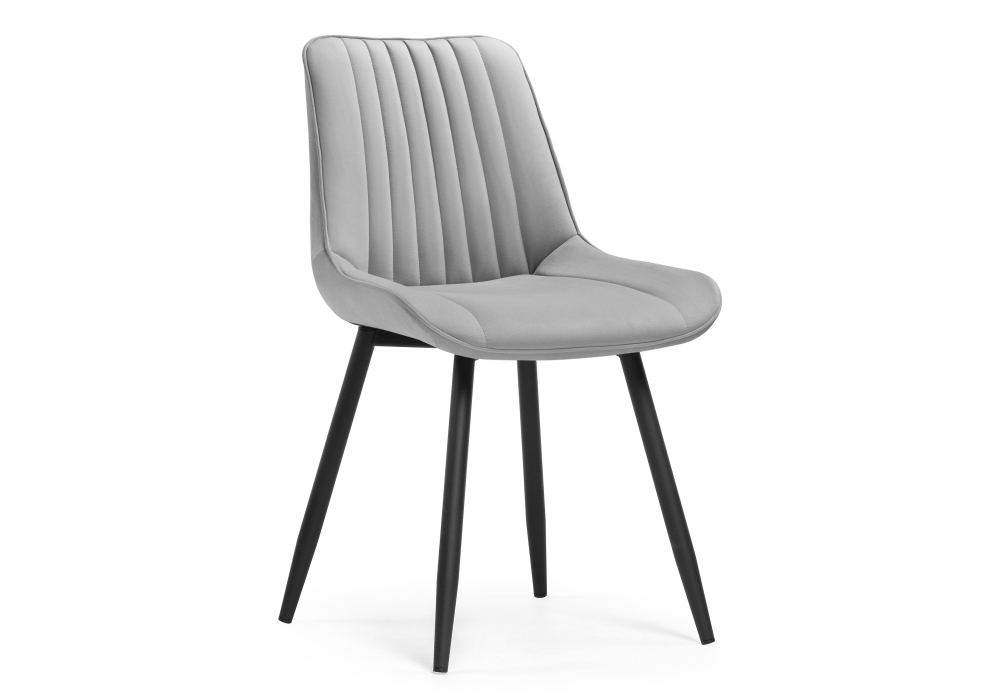 Стул Woodville Седа светло-серый / черный 502100