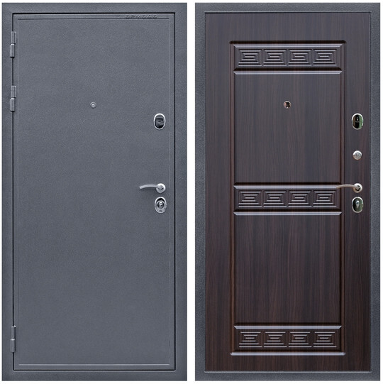 Дверь входная Graf Лондон Антик серебро / МДФ 10 мм ФЛ-242 Эковенге