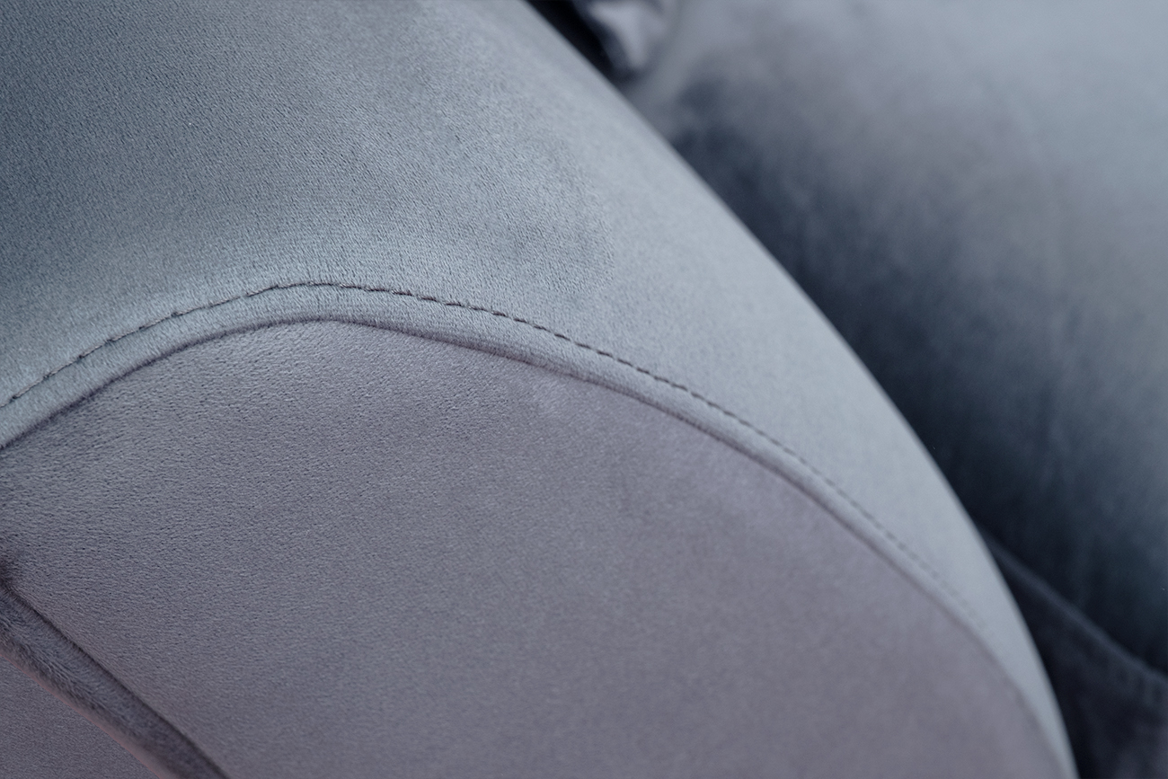 Диван Annette трехместный велюровый сапфир Garda Decor ANNETTE-3-2K-Colt1006