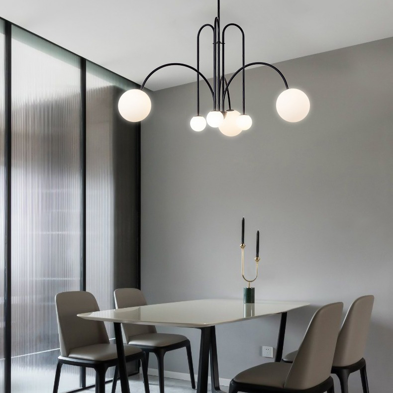 Потолочная люстра DAY L12 D130 Black by ImperiumLoft