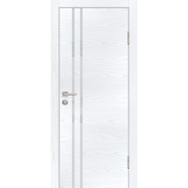 Межкомнатная дверь Graf P-11 лунный лакобель Дуб скай белый (2000 х 800)