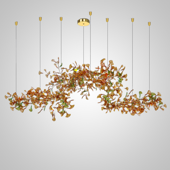 Подвесная люстра ELLING B L250 Amber by ImperiumLoft