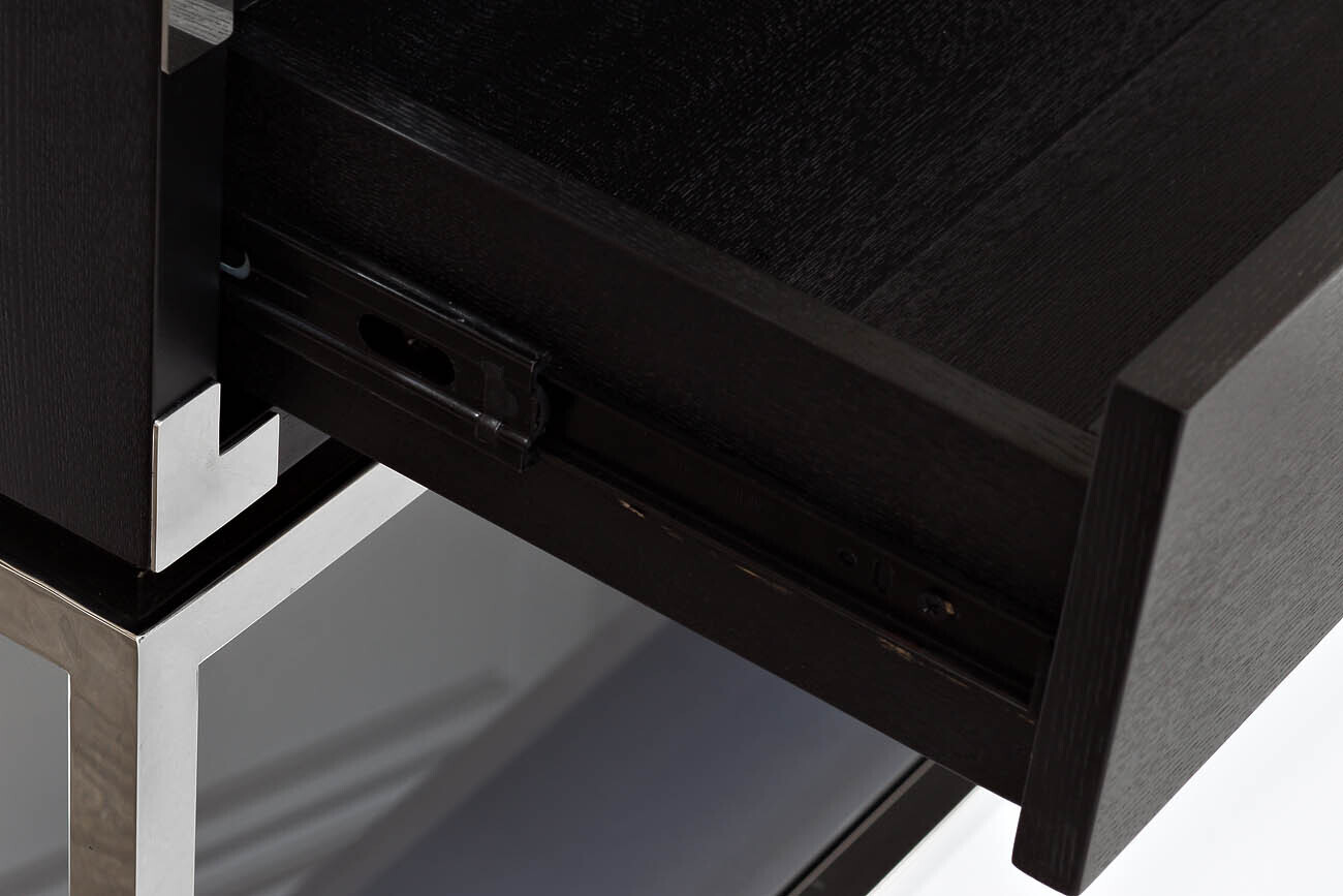 Консоль черная с ящиками Garda Decor 46AS-CT4116-BL