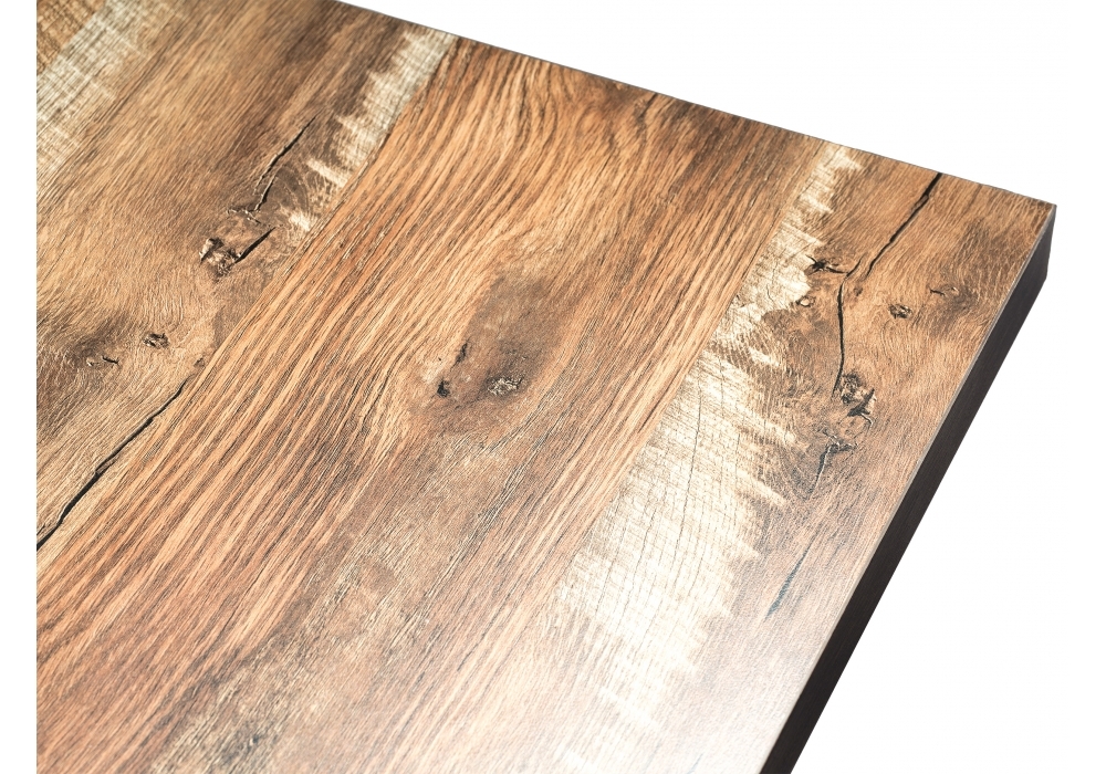 Стол деревянный Woodville Стол Дэй дуб юкон / черный 459655