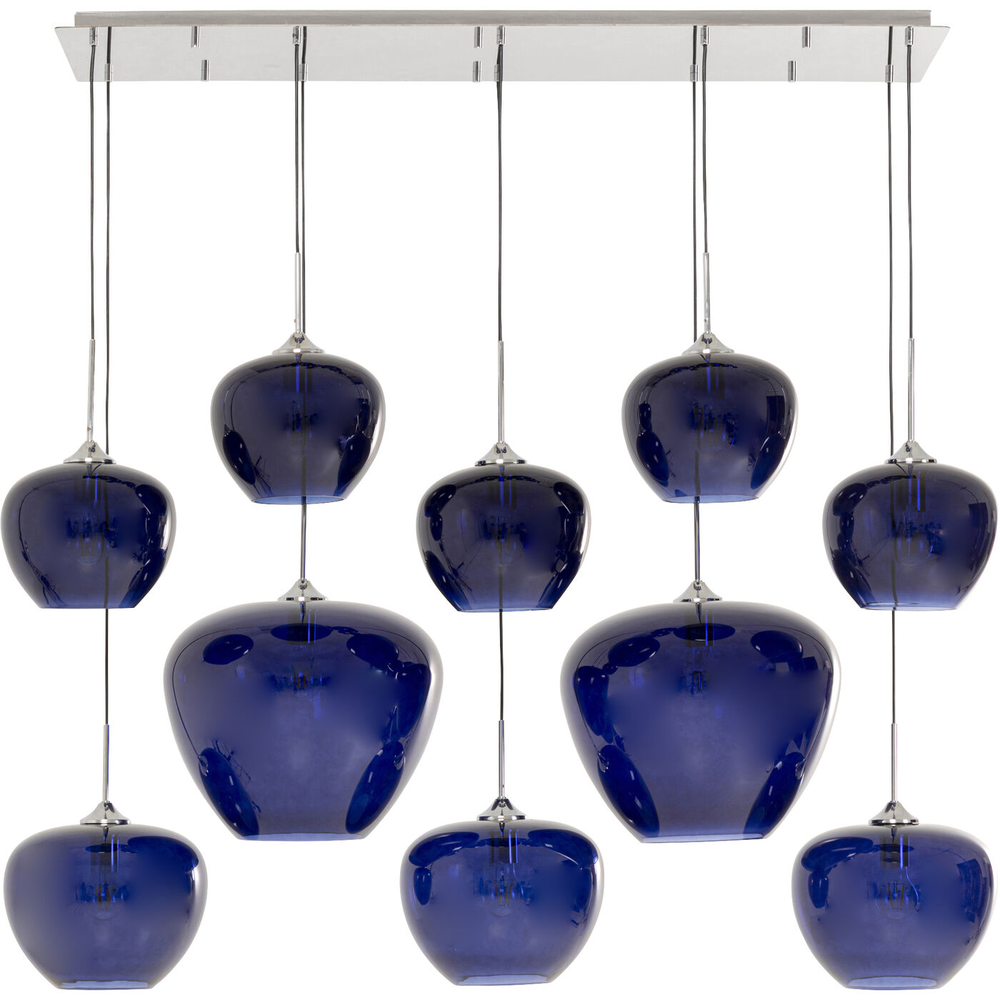 Светильник подвесной Sphere Night Blue 160cm KARE 57639