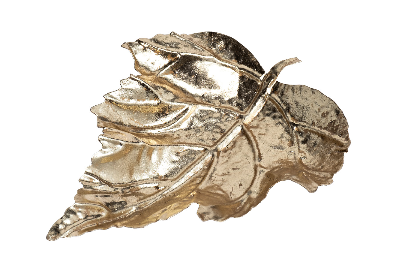 Тарелка декоративная Лист золотая Garda Decor 37SM-88030