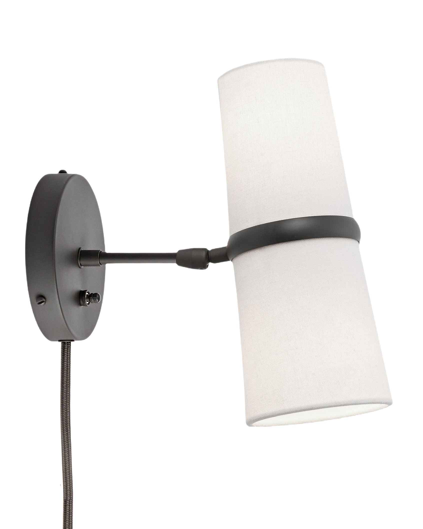 Чёрное бра Флемиш с проводом Louvre Home JJ11116-2WB