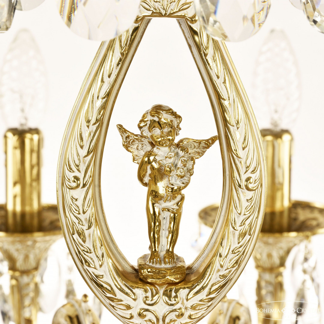 Люстра бронзовая с хрусталём 71401/10/210 B GW FA10S