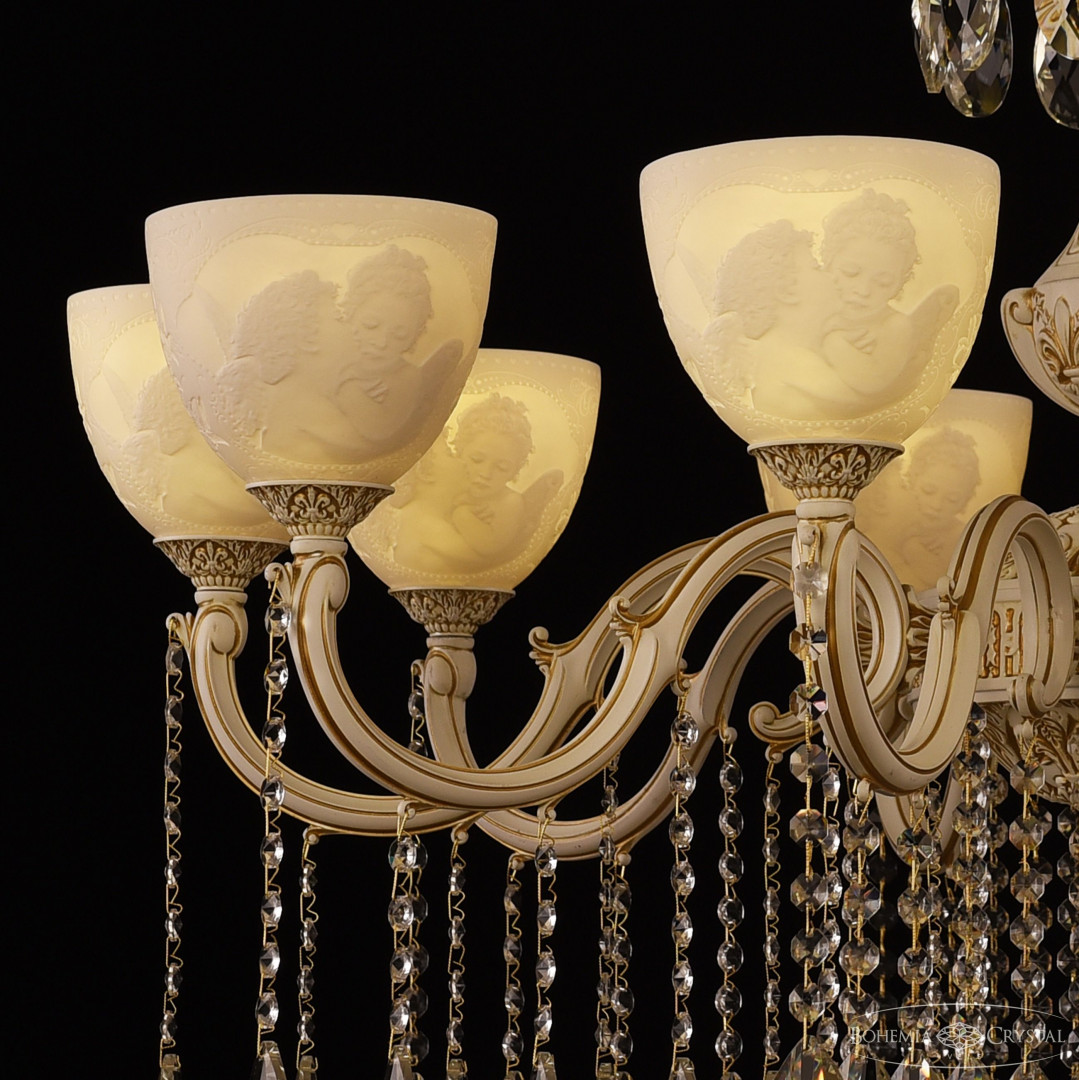 Люстра хрустальная AL78101/10/300 A WMG P1 U Angel Bohemia Ivele Crystal