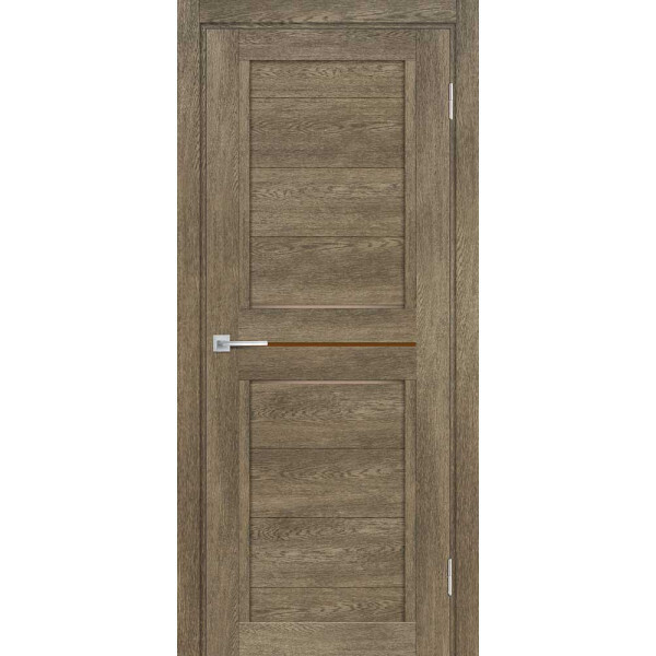 Межкомнатная дверь Graf ТЕХНО-805 бронза сатинат, кофе лакобель Бруно (2000 х 800)