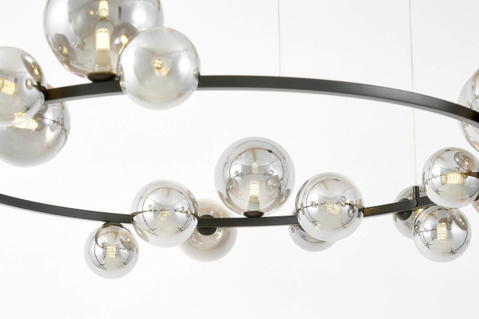 Подвесной светильник Lumina Deco LDP 7033-24 BK+GY