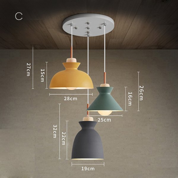 Подвесной светильник OMG TRIO C Round by ImperiumLoft