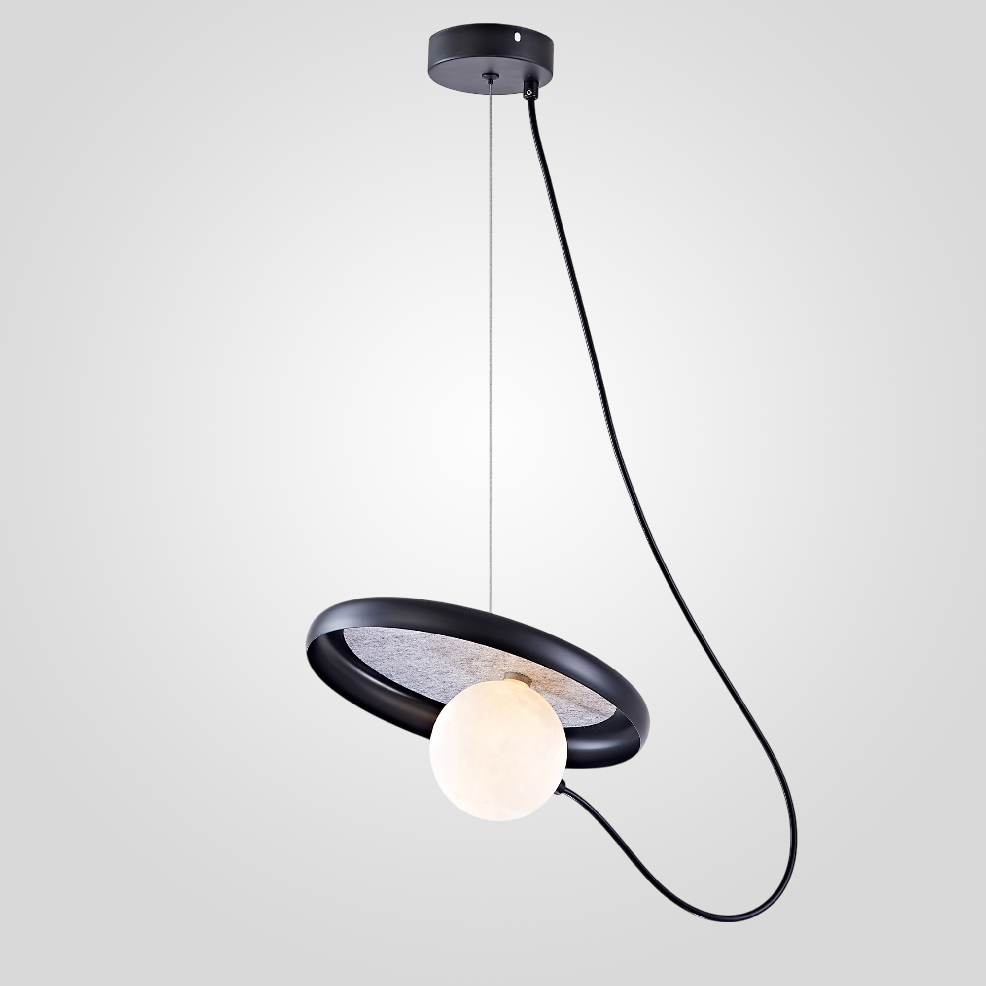 Подвесной светильник MARGOTT D25 Black by ImperiumLoft