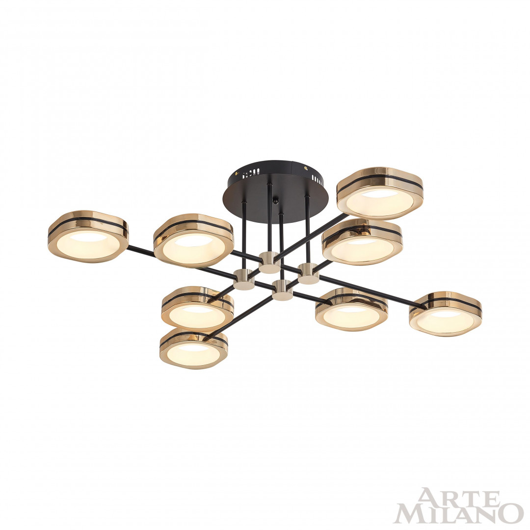 Светильник светодиодный 277999/8 BK/GD Arte Milano