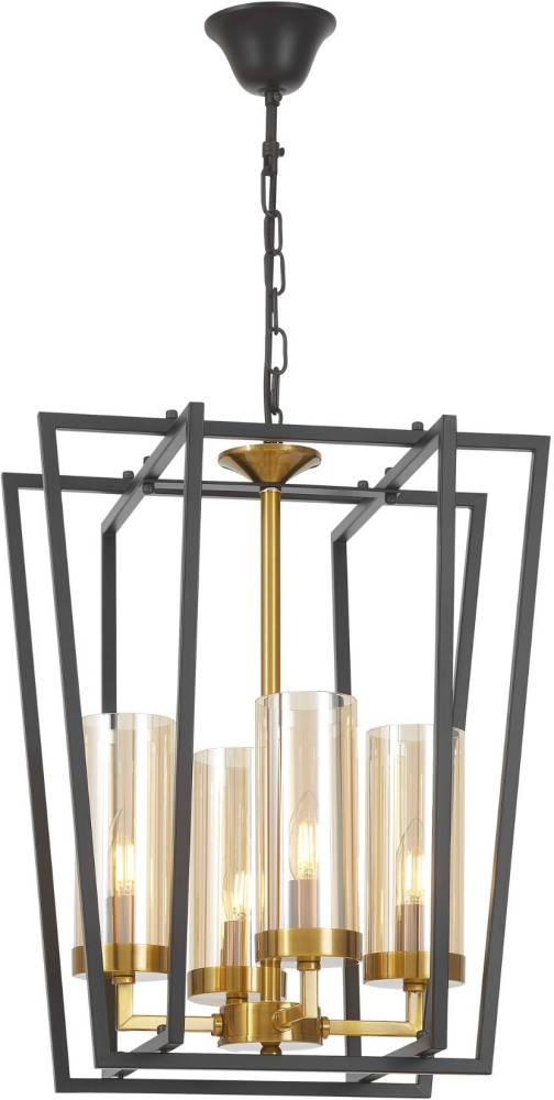 Подвесная люстра Lumina Deco LDP 1246-4 BK+MD