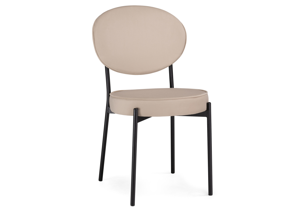 Стул Woodville Ройс бежевый / черный 528452