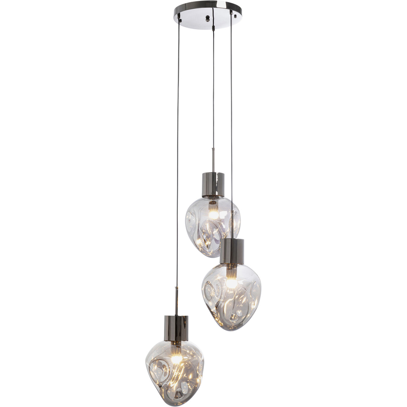 Светильник подвесной Supernova Smoky Tre Ø45 см KARE 56422