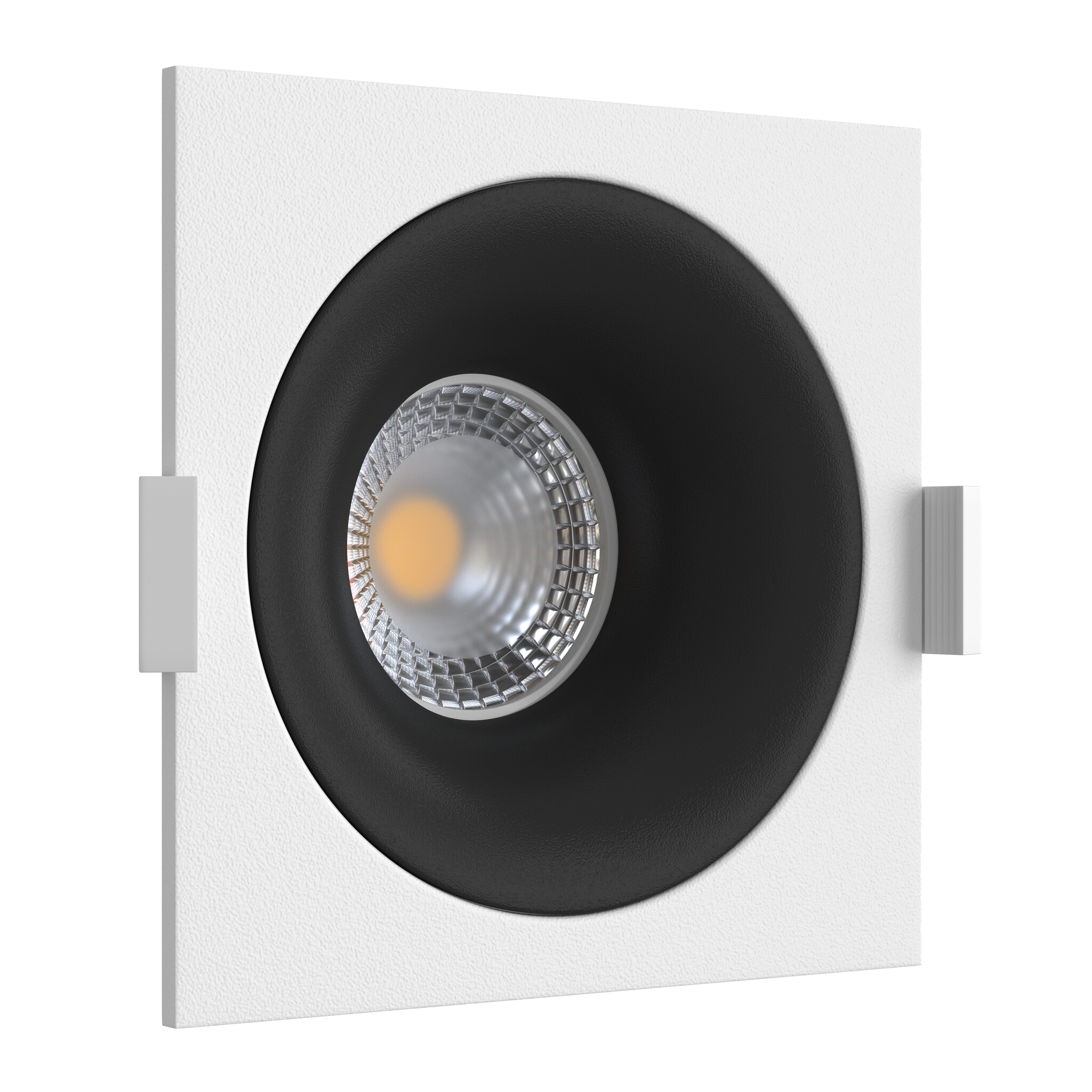 Встраиваемый светильник под сменную лампу Ledron MJ1003 SQ White-Black