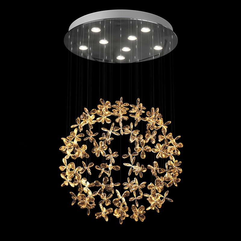 Подвесная люстра LUCIEN D100 Amber by ImperiumLoft