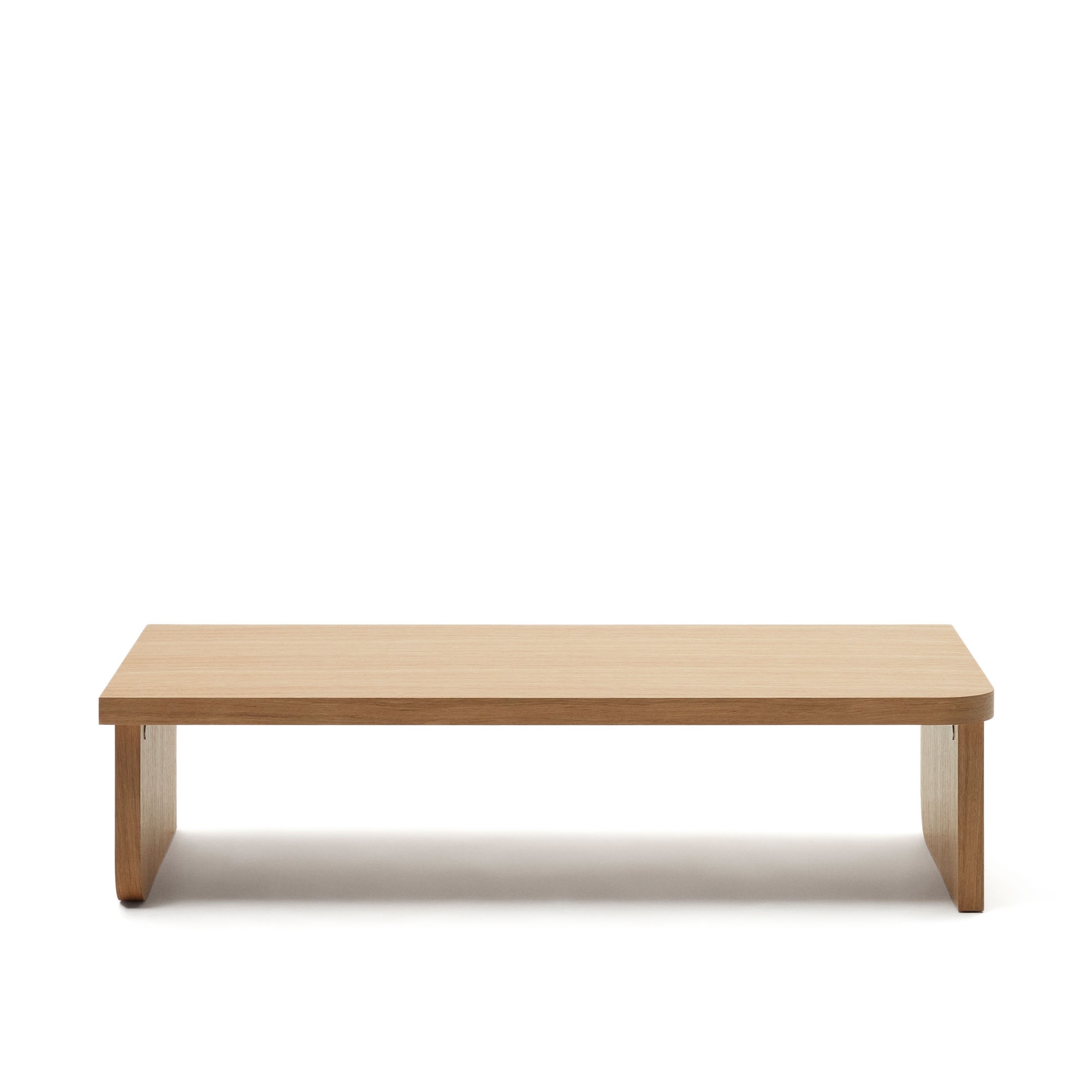 Oaq Журнальный столик из шпона дуба с натуральной отделкой 140 x 75 см La Forma (ex Julia Grup)