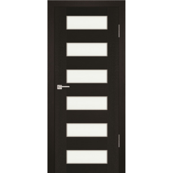 Межкомнатная дверь Graf PS-35 белый сатинат Венге Мелинга (2000 х 600)