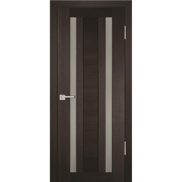 Межкомнатная дверь Graf PS-15 белый сатинат Венге Мелинга (1900 х 550)