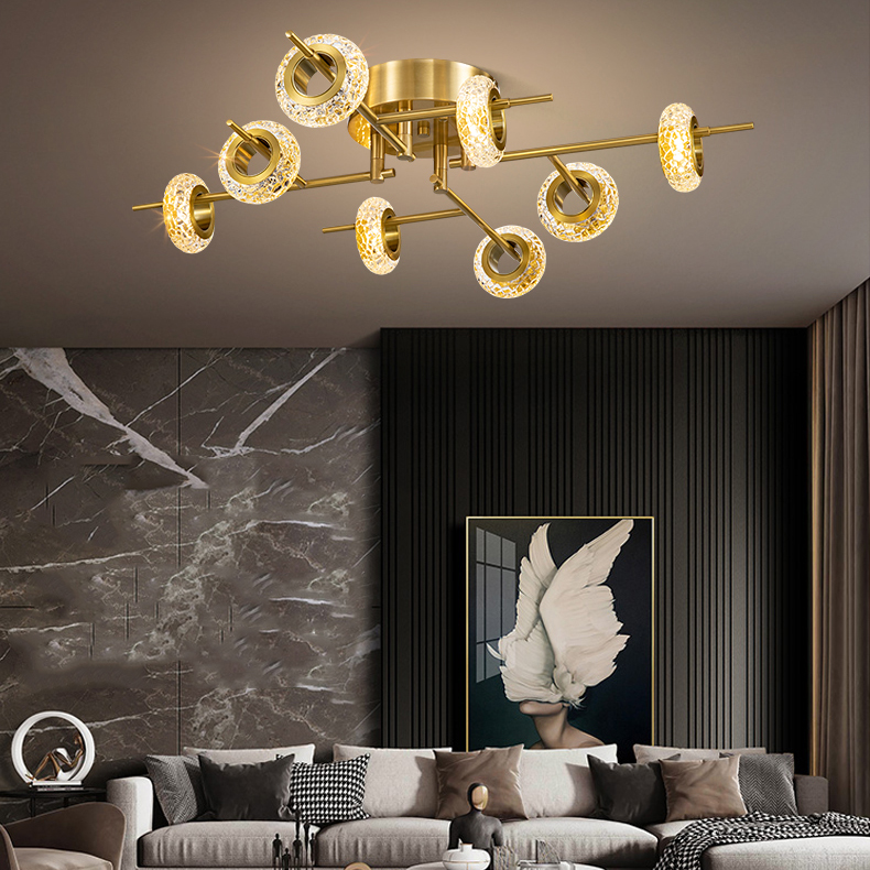 Потолочная люстра MONACO CH L8 by ImperiumLoft