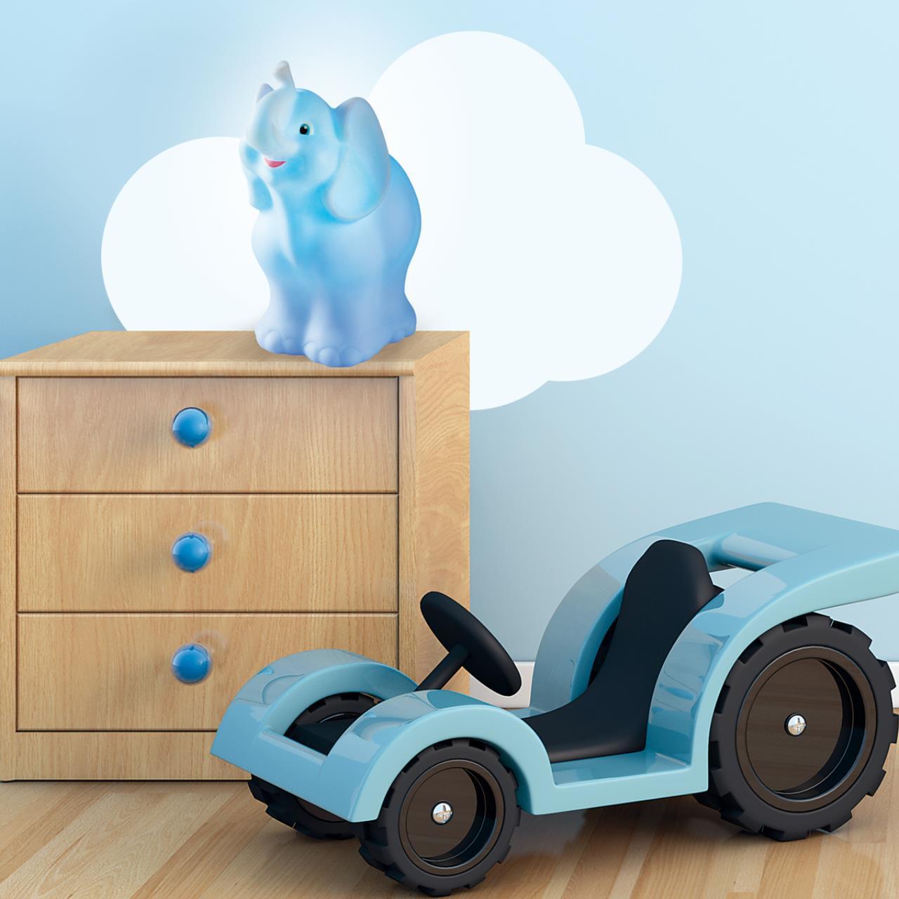 Светильник-ночник светодиодный с выключателем на два режима - белый свет и RGB Novotech 357424