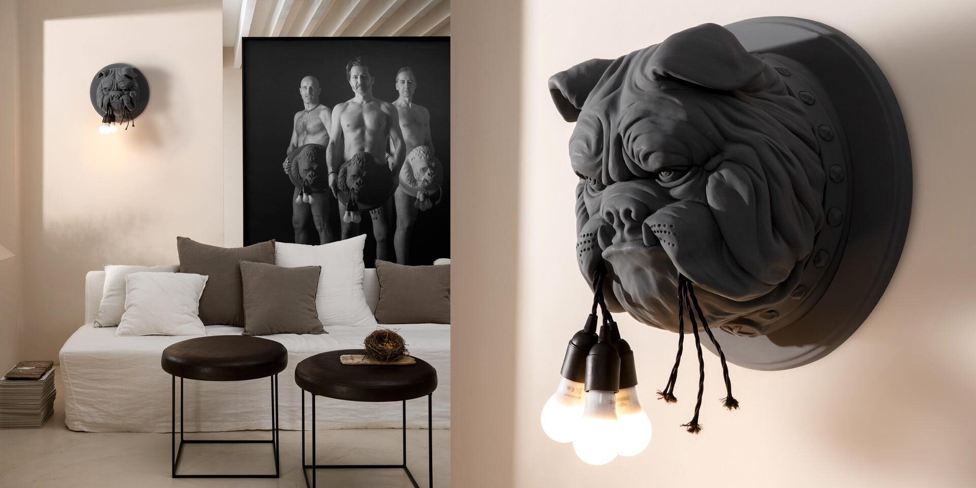 Настенный светильник Karman Amsterdam Grey AP191 BB INT