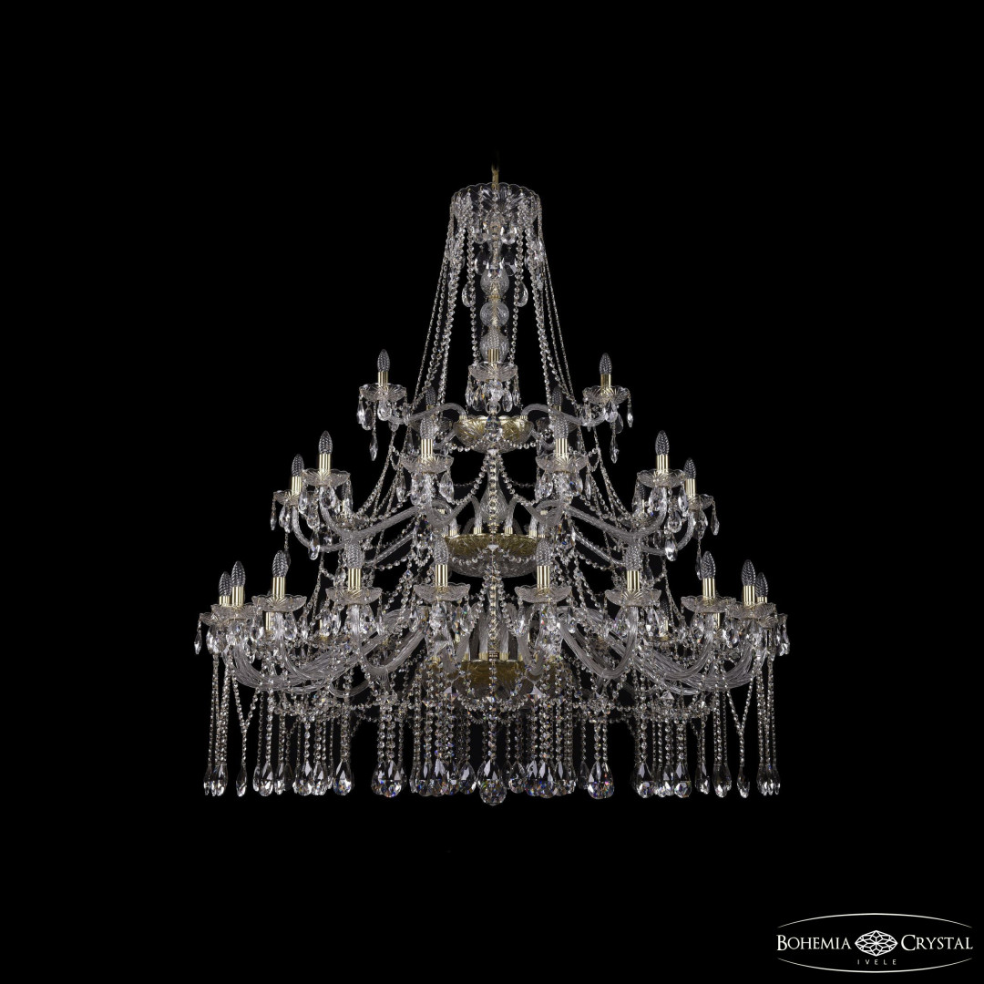 Люстра хрустальная 1413/20+10+5/530/3d G
