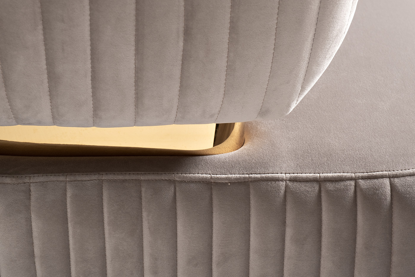 Кресло Glarus велюровое серое Garda Decor 102AN-KRES-1301-SER