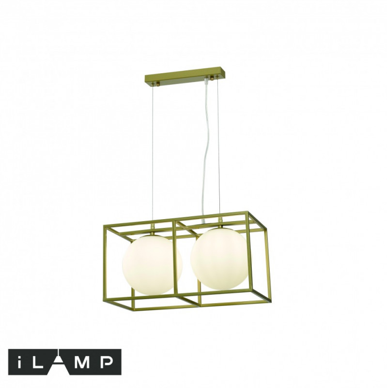 Подвесная люстра iLamp P2484-2 GD