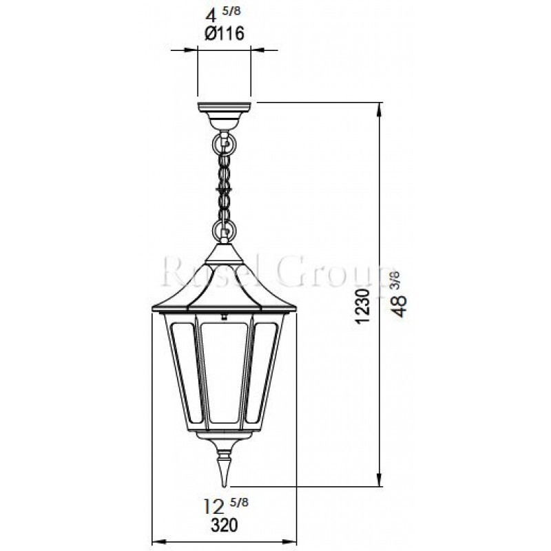 Уличный светильник Kolarz ESAGONALE GRANDE 94072