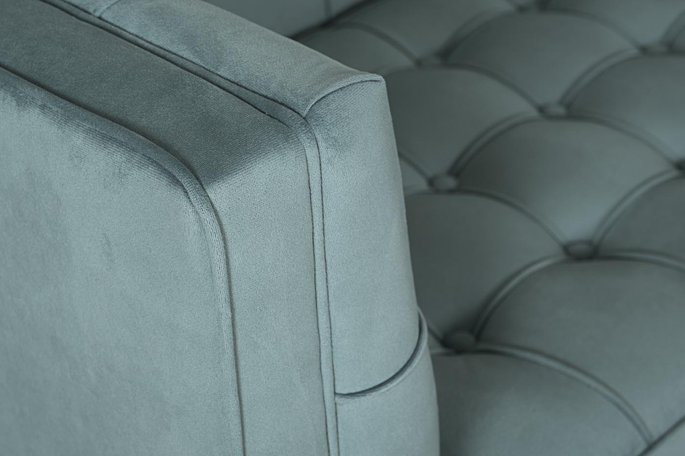 Диван Palermo трехместный велюровый Garda Decor GD-PALERMO-BM-1