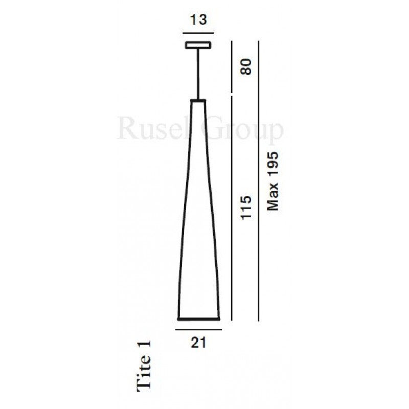 Подвесной светильник Foscarini Tite 1 sospensione