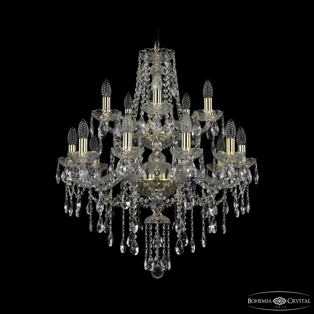 Люстра хрустальная 1415/10+5/220/2d G