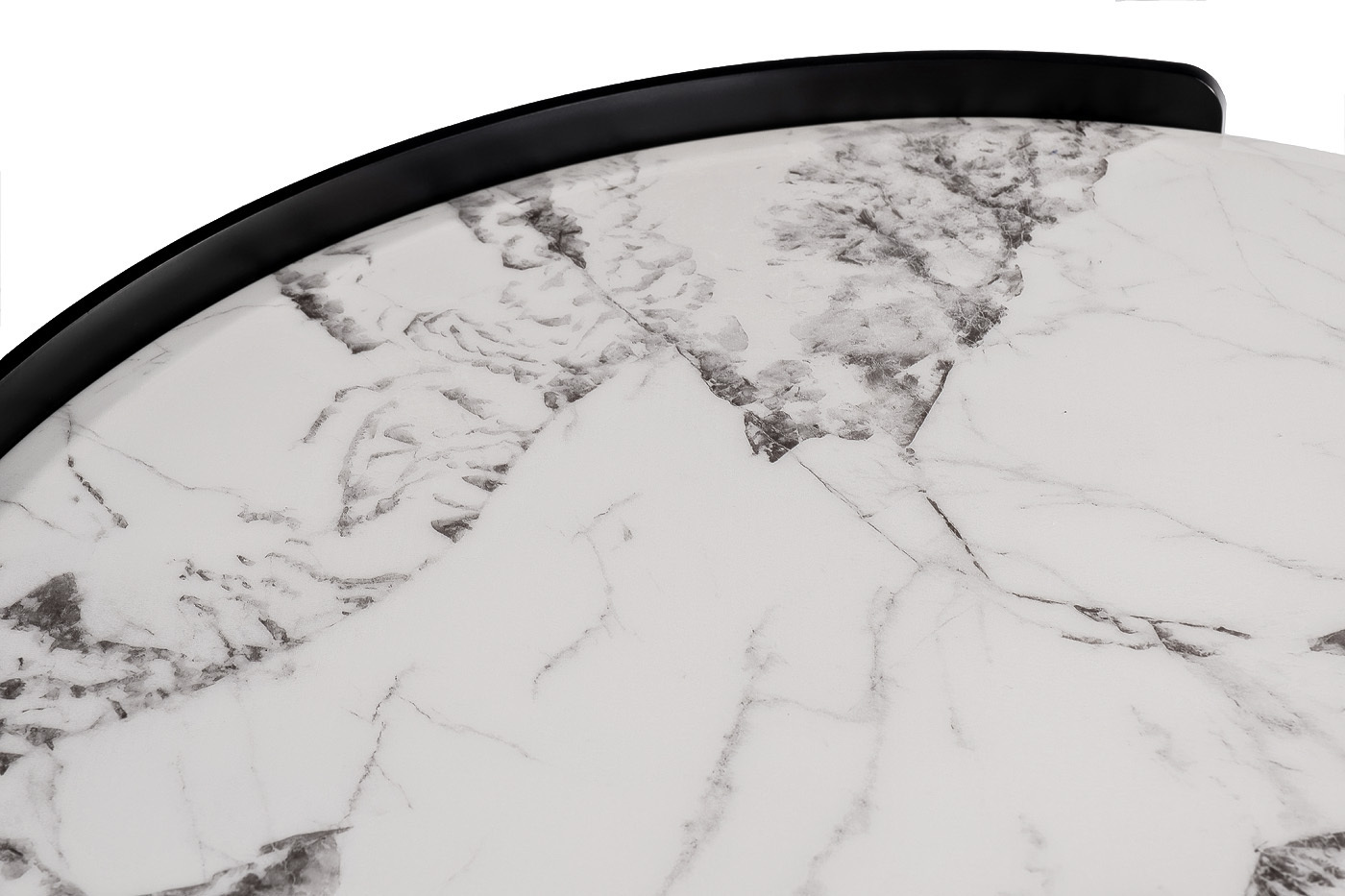 Столик журнальный Cadiz круглый с искусственным мрамором Garda Decor 58DB-ET20016