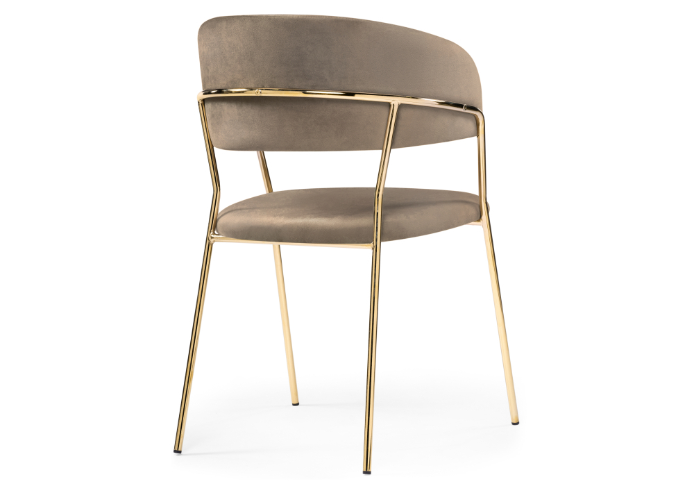 Стул Woodville Kamelia cappuccino / gold 15318