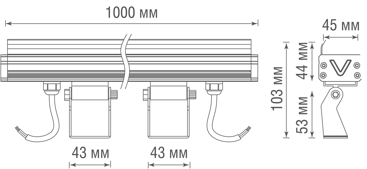 Ландшафтный светильник Donolux DL20524W18DG 1000