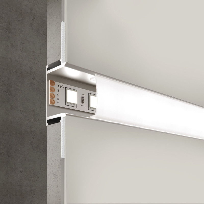 Профиль Elektrostandard LL-2-ALP013 Встраиваемый алюминиевый профиль для L