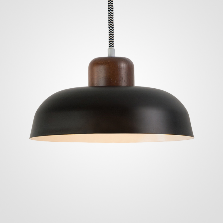 Подвесной светильник WILLES D30 Black by ImperiumLoft