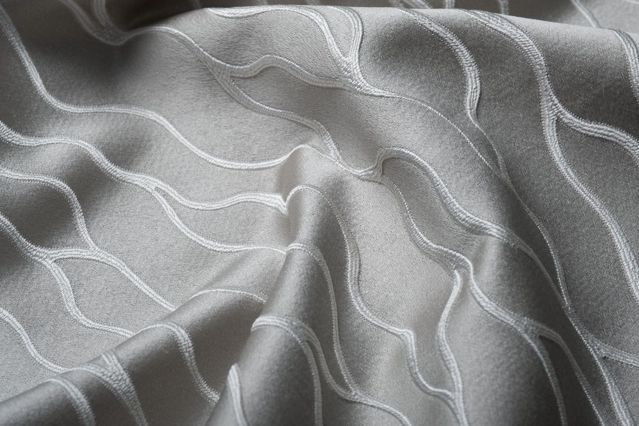 Ткань портьерная MESH голубая Garda Decor 142DDH-1918223-MESH GOL