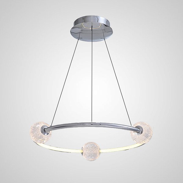 Подвесная люстра STORMS CH D68 Chrome by ImperiumLoft