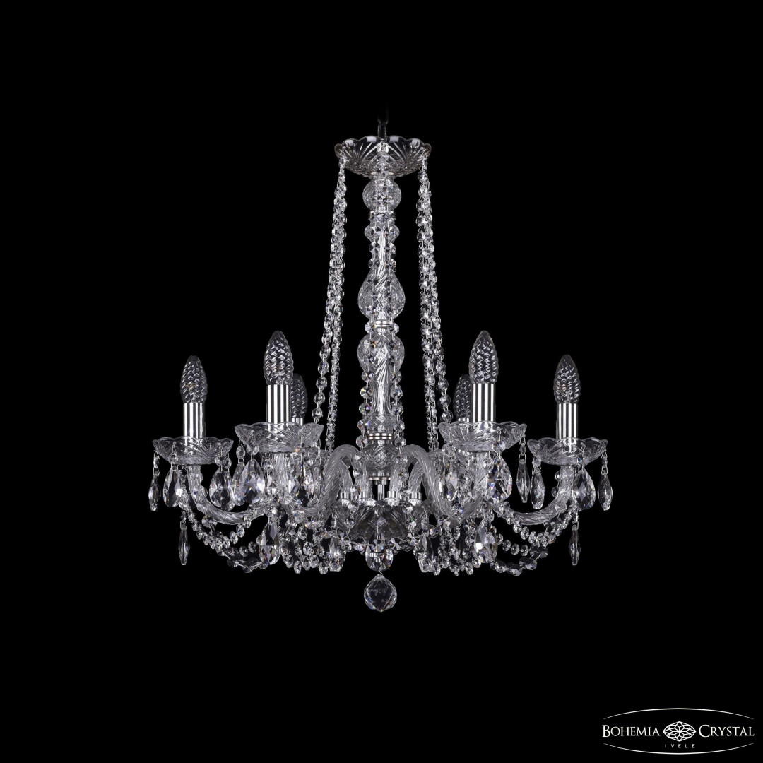 Люстра хрустальная 1402/6/195/h-58 Ni