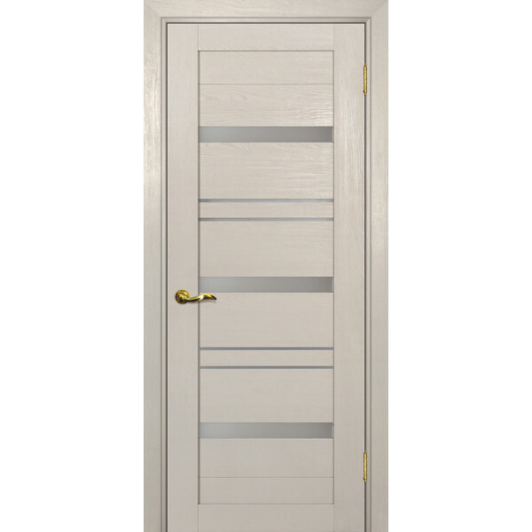 Межкомнатная дверь Graf PSU-13 белый сатинат Бланжевое дерево (2000 х 700)