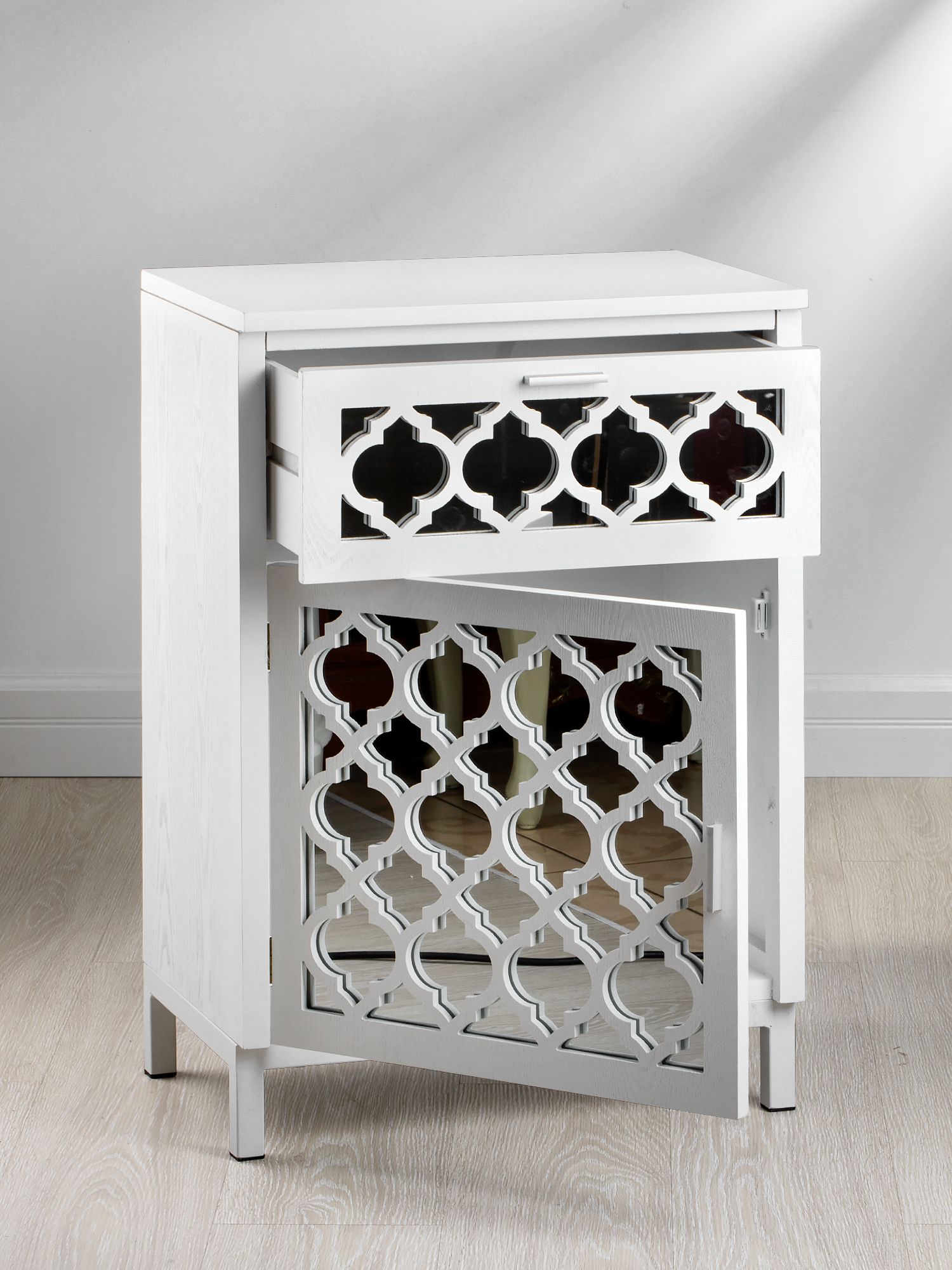 Тумба с ящиком и дверцей Glasar 39-100